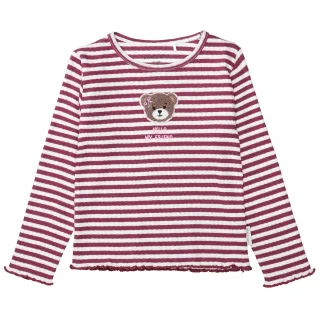 STACCATO - Md.-Shirt, Rippe berry str. - Gr. - 98