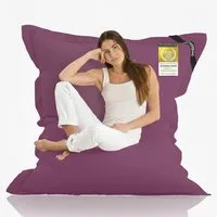 LazyBag Sitzsack Lazybag – XXL Nylon Sitzsack – Wasserfest, Innen und Außen,180x140 cm (Sitzkissen Bean-Bag, Nylon Bezug), 180 x 140 cm