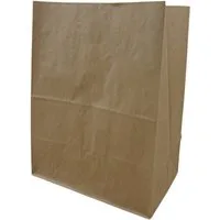 Packen24 GmbH Tragetasche Papiertüten 26 x 17 x 35 cm 70 g/m² Blockbodenbeutel (200-tlg)