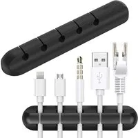 TSB Werk Kabelzubehör Kabelhalter Kabelführer Kabelklemme Kabel Halter, (Clip, Schreibtisch, Organizer, 3M)