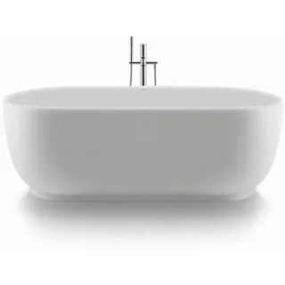 Duravit Luv Oval-Badewanne 700461000000000 160 x 75 x 46 cm, freistehend, 2 Rückenschrägen, weiß