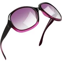 LuxusKollektion Sonnenbrille Sonnenbrille Damen Übergroße B14-mode Lila Helllila Wie die Bilder