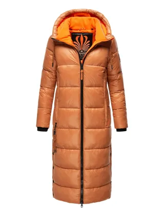 Navahoo Damen Wintermantel Schmuseengel – Lang & Elegant Warm