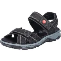 Rieker Sandale, Sommerschuh, Outdoorschuh, Keilabsatz, in Trekking-Optik