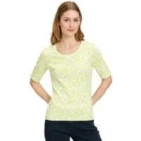 Betty Barclay Kurzarmshirt Damen mit Rippenstruktur (1-tlg) Flatlock