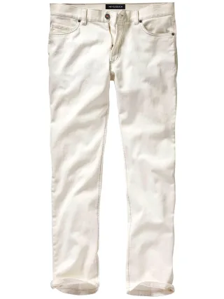 Mey & Edlich Herren Kreidefelsen-Jeans Weiß 94 % Baumwolle, 4 % Polyester, 2 % Elasthan