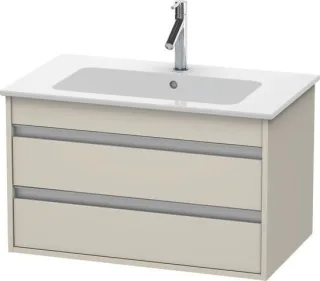 Duravit Ketho Waschtischunterbau wandhängend Taupe Matt 800x475x480 mm - KT642909191 KT642909191