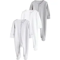 Next Schlafoverall 3er-Pack Babyschlafanzüge aus Baumwolle (3-tlg)