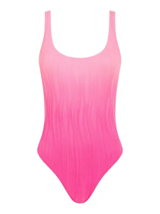 Chantelle Lingerie - Swim One Size T-Shirt-Badeanzug; bügellos Pink Tie And Dye - Gr. - XL