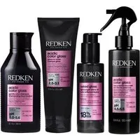 Redken Haarpflege-Set Redken Acidic Color Gloss 4er Set Big Vorteilspack, 4-tlg., Vorteilspack, reichhaltig