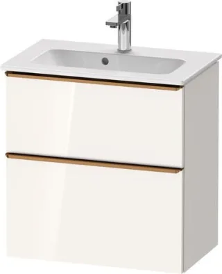 Duravit D-Neo Waschtischunterbau wandhängend Weiß Hochglanz 610x372x625 mm - DE4368004220000 DE4368004220000