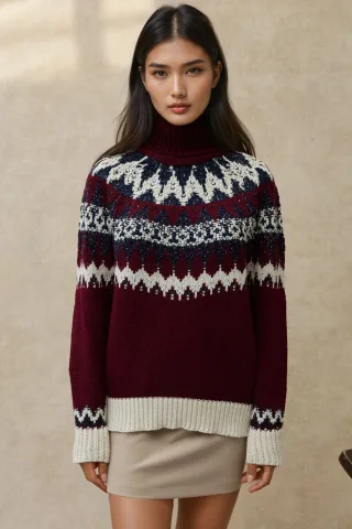 Turtleneck Strickpullover