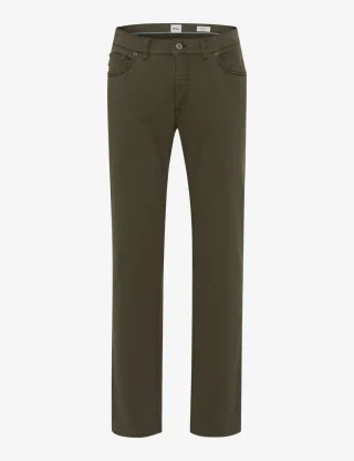 Brax Herren Five-Pocket-Hose Style COOPER BURNT OLIVE Grün Oliv, grün - oliv, Gr. 33/32