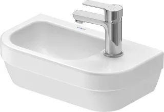 Duravit D-Code Handwaschbecken 400mm, Unten glasiert mit 07494000412