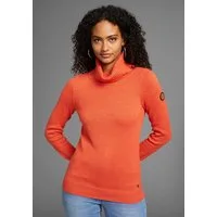 KangaROOS Rollkragenpullover mit Schalkragen, Langarm, Warm & Kuschelig