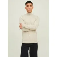 Jack & Jones Troyer JJEEMIL KNIT HALF ZIP NOOS Baumwollmischung, regular fit