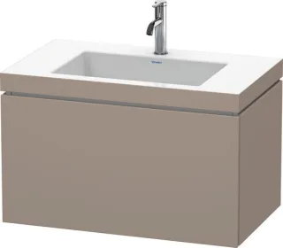 Duravit L-Cube c-bonded Set wandhängend Basalt Matt 800x480x500 mm - LC6917O4343 LC6917O4343