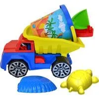 Kipper mit Eimergarnitur 6-teilig, Sandspielzeug
