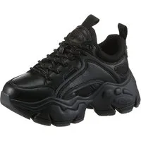 Buffalo BINARY Sneaker in monochromer Optik, Freizeitschuh, Halbschuh, Schnürschuh