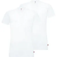 Levi's® Unterziehshirt V-Neck T-Shirt (2-St., 2er Set) aus weicher Stretch-Baumwolle