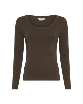 msch copenhagen - MSCHKath Top Slate Black Mel - Gr. - M