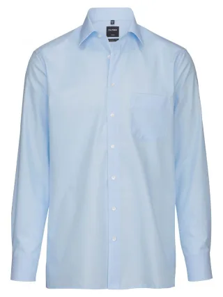 OLYMP - Modern Fit: Businesshemd blau - Gr. - 37