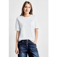 CECIL T-Shirt aus softem Materialmix