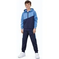 Hessis Trainingsanzug Jogginganzug Freizeitanzug für Jungen und Mädchen JF12 (Set, 2-tlg., Jacke mit Jogginghose)