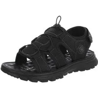 Coolwalk Herren Sandalen-Slipper sportlich mit Schnellverschluss Sandale (91917993) Flach Sandalen in Schwarz