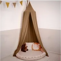 lilimaus Betthimmel Baldachin für Kinderzimmer aus 100% Musselin - handgenäht (1-tlg), Rückzugsort für Bett, Kuschelecke & Leseplatz - weicher Musselin