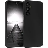 EAZY CASE Handyhülle für Samsung Galaxy A16 Hülle Silikon 6,7 Zoll, Silikon Schutzhülle mit Kameraschutz kratzfest Back Cover Etui Schwarz