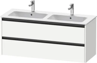 Duravit Ketho.2 Waschtischunterbau wandhängend Weiß Matt 1280x480x550 mm - K25266018180000 K25266018180000
