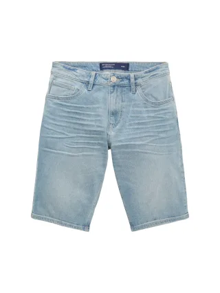 Tom Tailor - TTJOSH Regular Slim Jeans Shorts light stone wash denim - Gr. - 31