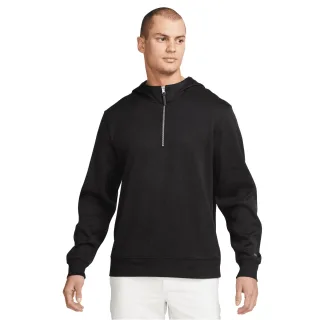 Nike Herren Dri-FIT Golf Hoodie (Schwarz/Silber gebürstet)