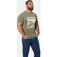 Jan Vanderstorm T-Shirt RASIK mit +Fit Komfortschnitt