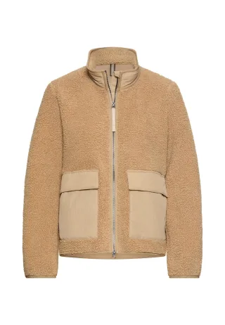 camel active - Teddy Jacke mit Innentasche sand - Gr. - 36
