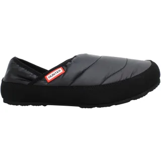 Hunter Puffer Damen schwarze Hausschuhe