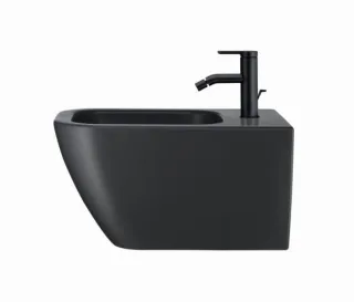 Duravit C.1 Einhebel-Bidetmischer Schwarz Matt 141x40x155 mm - C12400001046 C12400001046