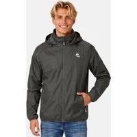 Arctic Seven Regenjacke Herren leicht mit Kapuze – Wasserabweisende Outdoorjacke mit hochstehendem Kragen