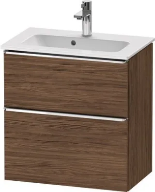 Duravit D-Neo Waschtischunterbau wandhängend Nussbaum dunkel Matt 610x372x625 mm - DE4368010210000 DE4368010210000
