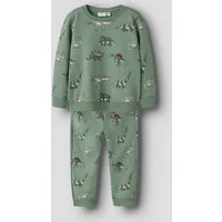 Name It Schlafhose NMMNENEAN LS SWE BRU PB SET (Set, 2-tlg)