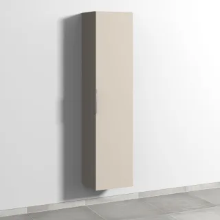 Sanipa 3way Hochschrank mit 1 Tür, Kaschmir-Matt UP1111U