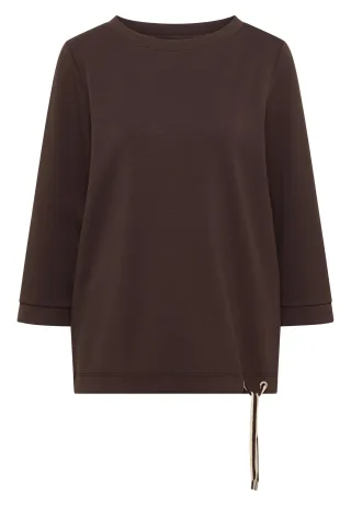 CECIL - Soft Touch Shirt macchiato brown - Gr. - M