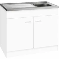 KOCHSTATION Spülenschrank KS-Elster Breite 100 cm