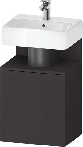 Duravit Qatego Waschtischunterbau wandhängend Graphit Supermatt 440x350x645 mm - QA4076L80800000 QA4076L80800000