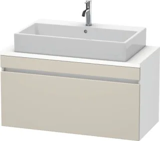 Duravit DuraStyle Konsolenwaschtischunterbau wandhängend Taupe & Weiß Matt 1000x478x512 mm - DS53040 DS530409118