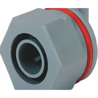 Kerbl Ventil komplett mit Dichtungsring rot grau - 149