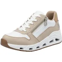 Rieker Sport Keilsneaker Schnürschuh, Halbschuh, Freizeitsneaker mit Reißverschluss