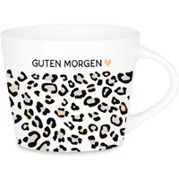 Grafik Werkstatt Tasse Espresso-Tasse Schreibkram Manufaktur Guten Morgen Leopard, Keramik