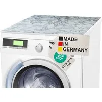 BAUHELD Antirutschmatte Waschmaschine [Made in Germany], 60x60 cm, Waschmaschinenauflage mit Vinyl-Beschichtung, Als Waschmaschinenbezug, Waschmaschinenabdeckung, Auch für Trockner